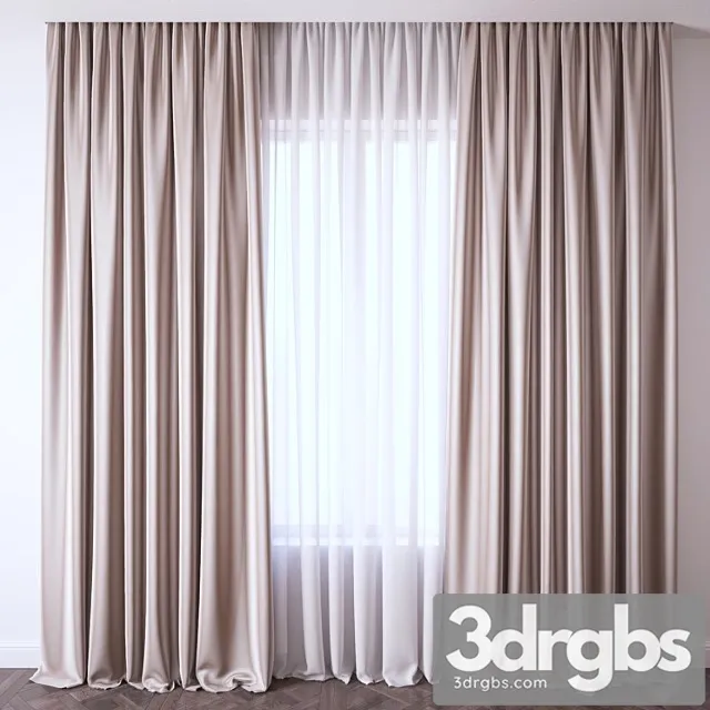 Curtain_1_222 3D Model Download