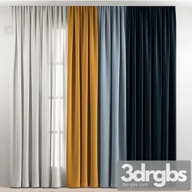 Curtain_1_23 3D Model Download