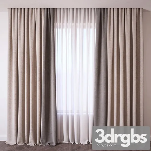Curtain_2 3D Model Download