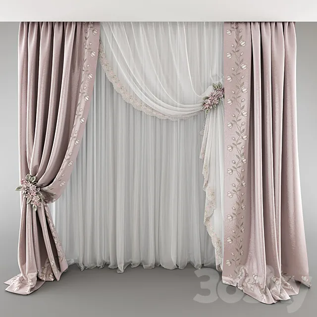 Curtain_20 3D Model Curtain_20 3D Model