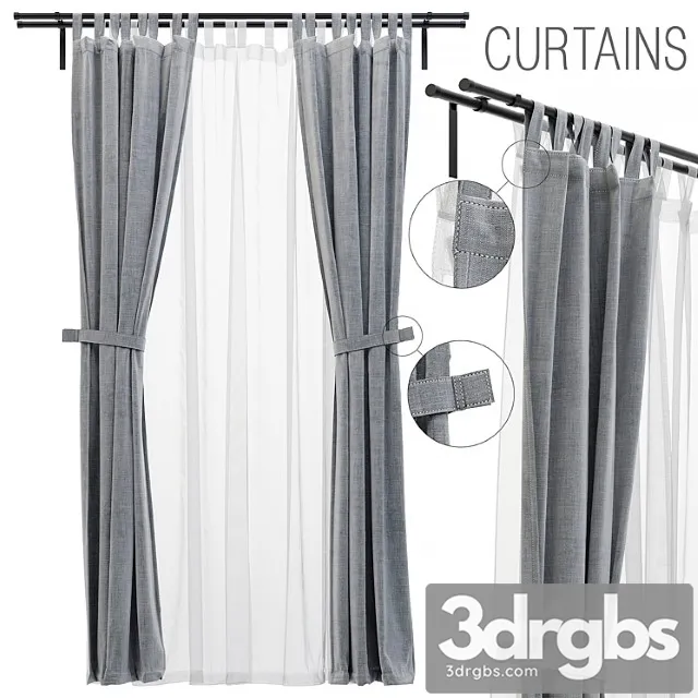 Curtain_22 3D Model Download