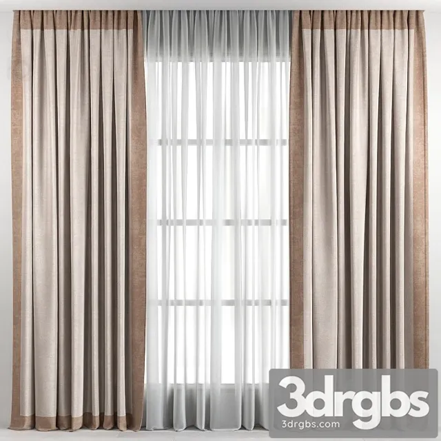 Curtain_23 3D Model Download