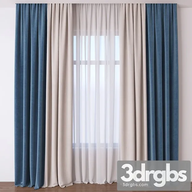 Curtain_2_222 3D Model Download