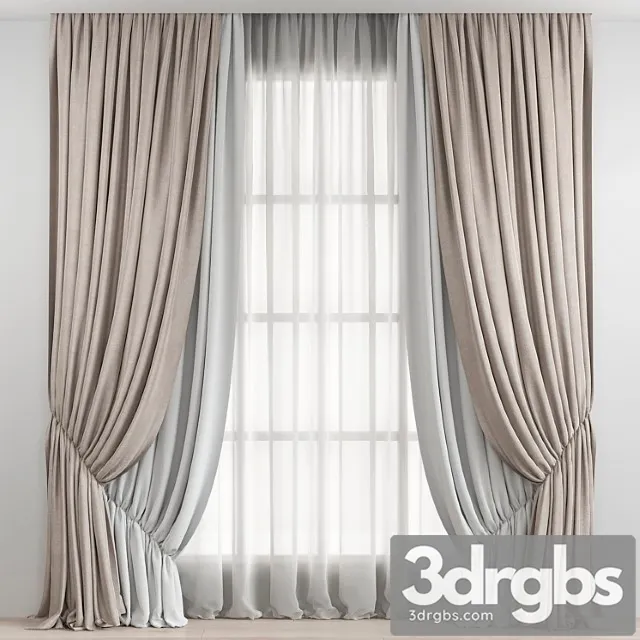Curtain_3_23 3D Model Download