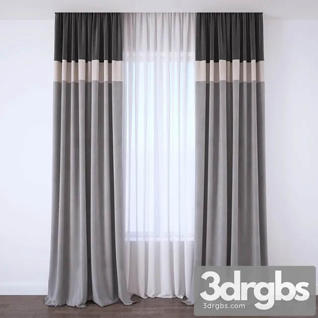 Curtain_4 3D Model Download