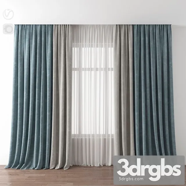 Curtain_4_2 3D Model Download