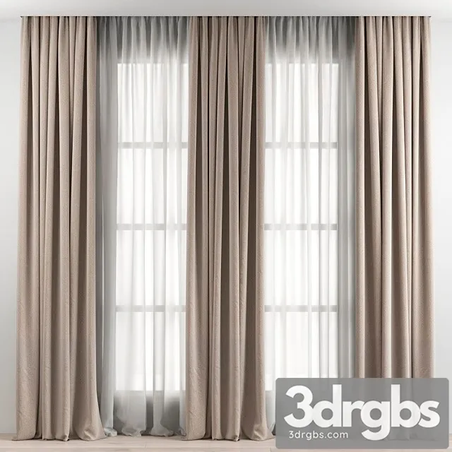 Curtain_4_23 3D Model Download