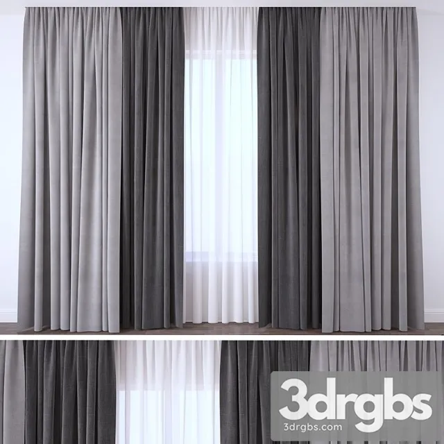 Curtain_9 3D Model Download