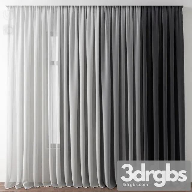 Curtain_9_2 3D Model Download