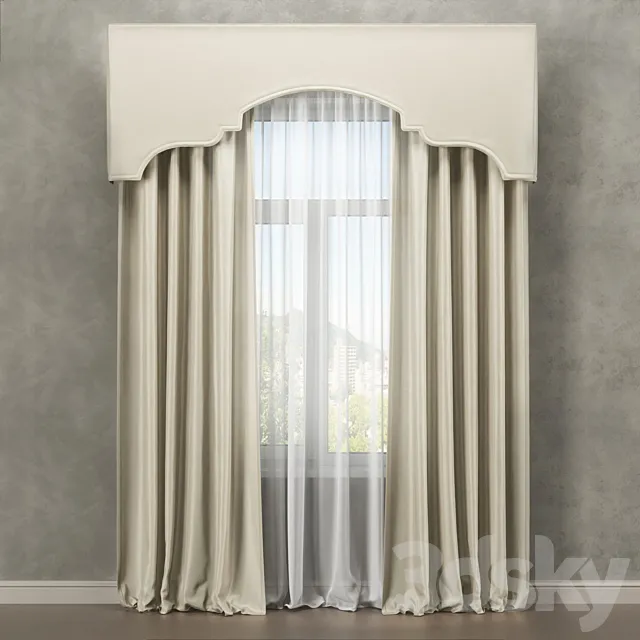 Curtains 001 3D Model Curtains 001 3D Model