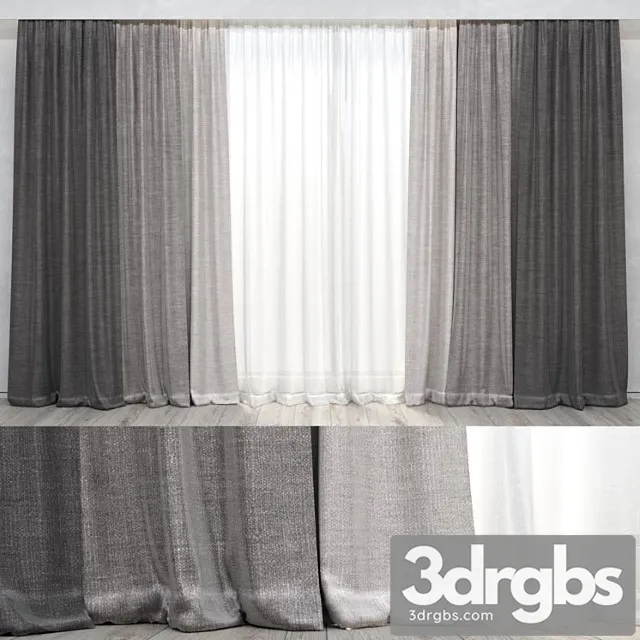 Curtains 01 15 3D Model Download