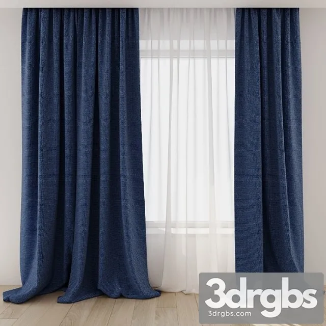 Curtains 012 3D Model Download