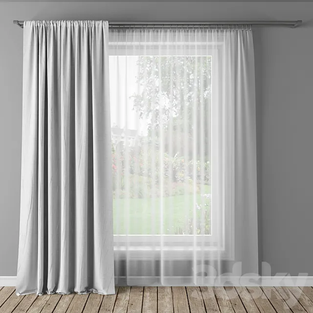 Curtains 02 3DModel