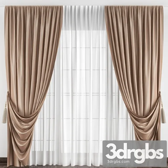 Curtains 031 3D Model Download