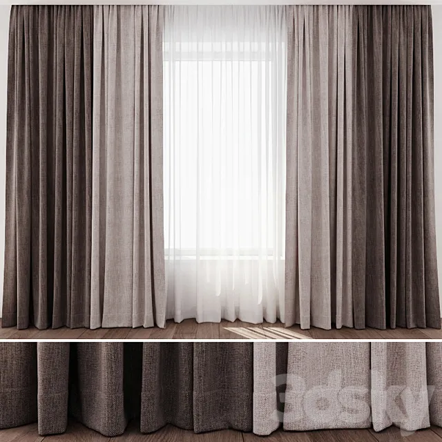 Curtains 04 3D Model Curtains 04 3D Model