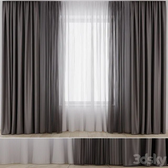 Curtains 05 3D Model