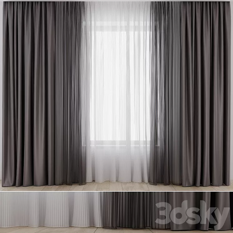Curtains 05 3D Model