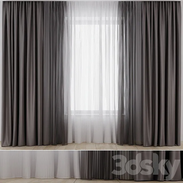 Curtains 05 3DModel Curtains 05 3DModel