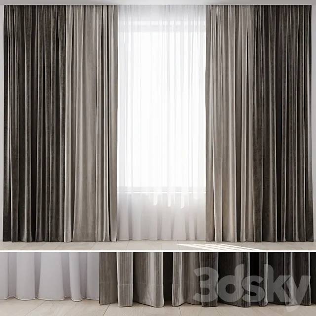 Curtains 07 3DModel Curtains 07 3DModel