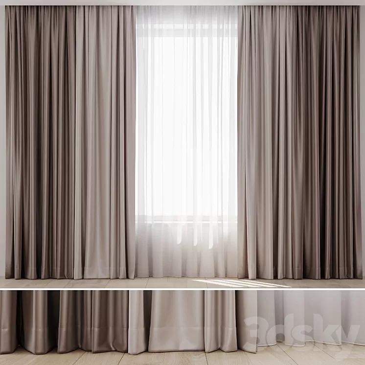 Curtains 08 3D Model