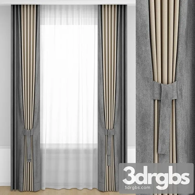 Curtains 1 14 3D Model Download