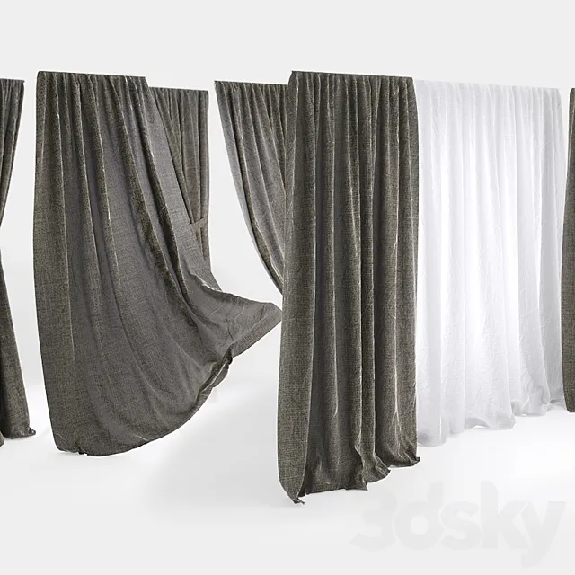 Curtains 1 3DModel
