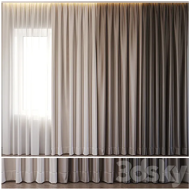 Curtains 1 3DModel Curtains 1 3DModel