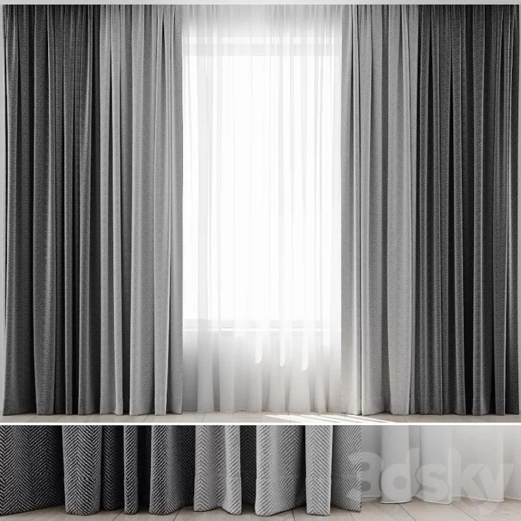 Curtains 11 3D Model