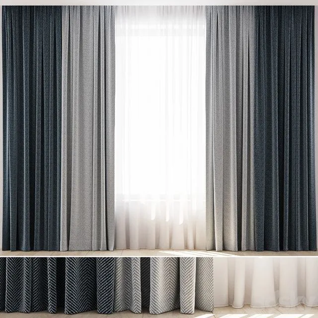 Curtains 12 3D Model