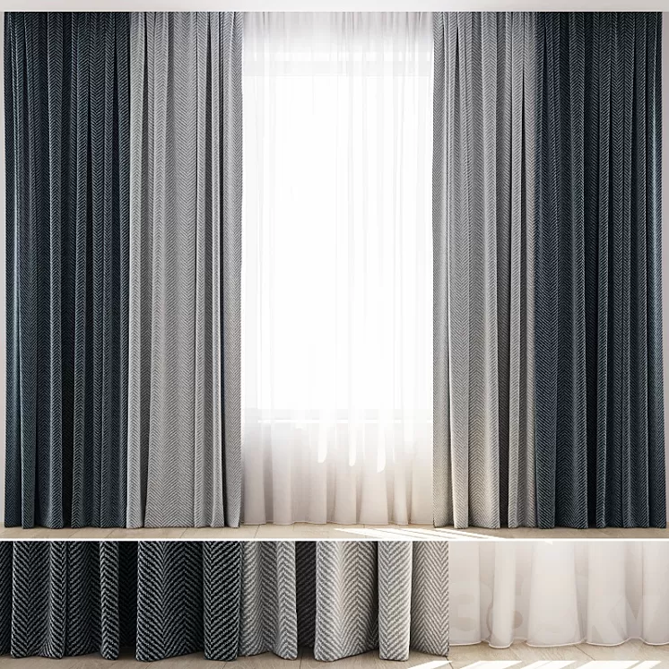 Curtains 12 3D Model Curtains 12 3D Model