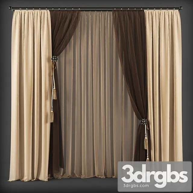 Curtains 139 1 3D Model Download