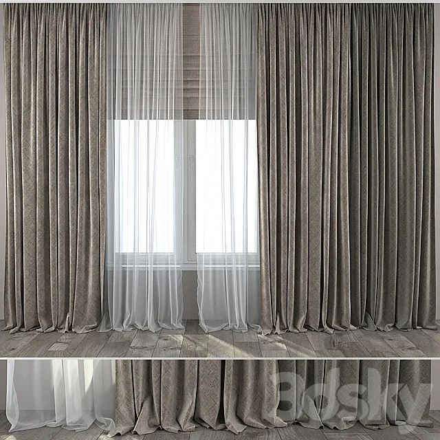 Curtains 16 3D Model Curtains 16 3D Model