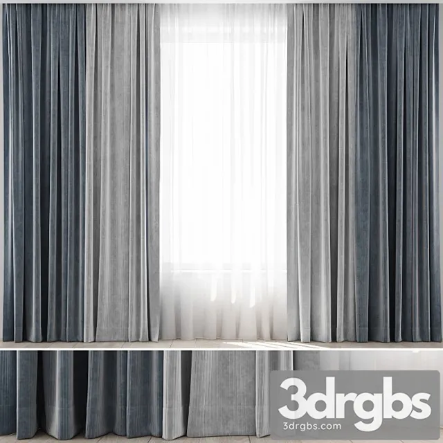 Curtains 18 3D Model Download