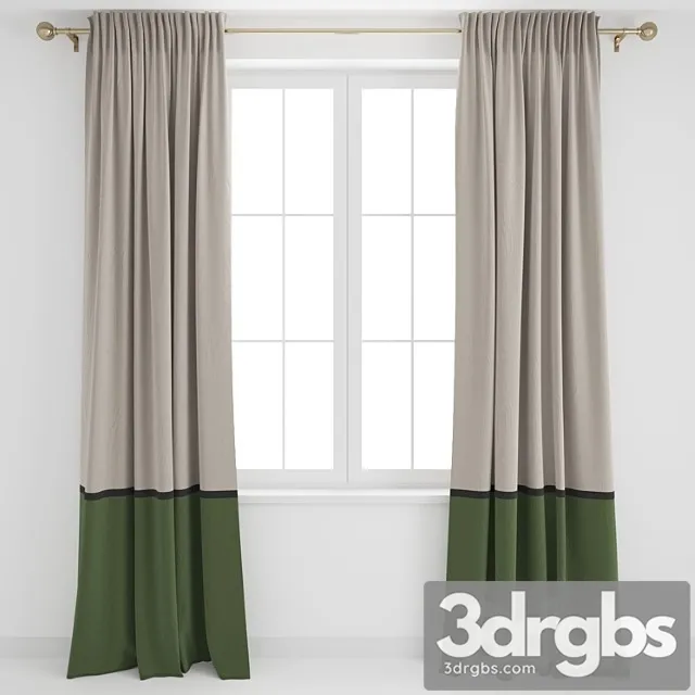 Curtains 2 3D Model Download