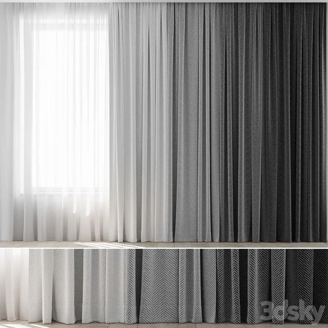 Curtains 20 3D Model