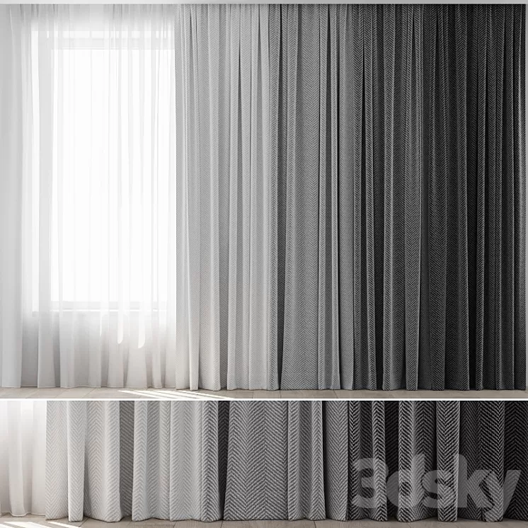 Curtains 20 3D Model Curtains 20 3D Model