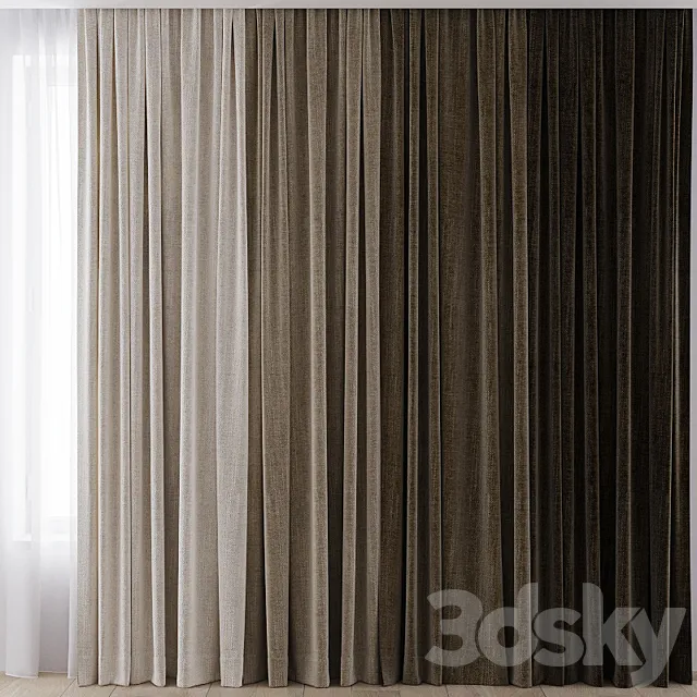 Curtains 22 3D Model Curtains 22 3D Model