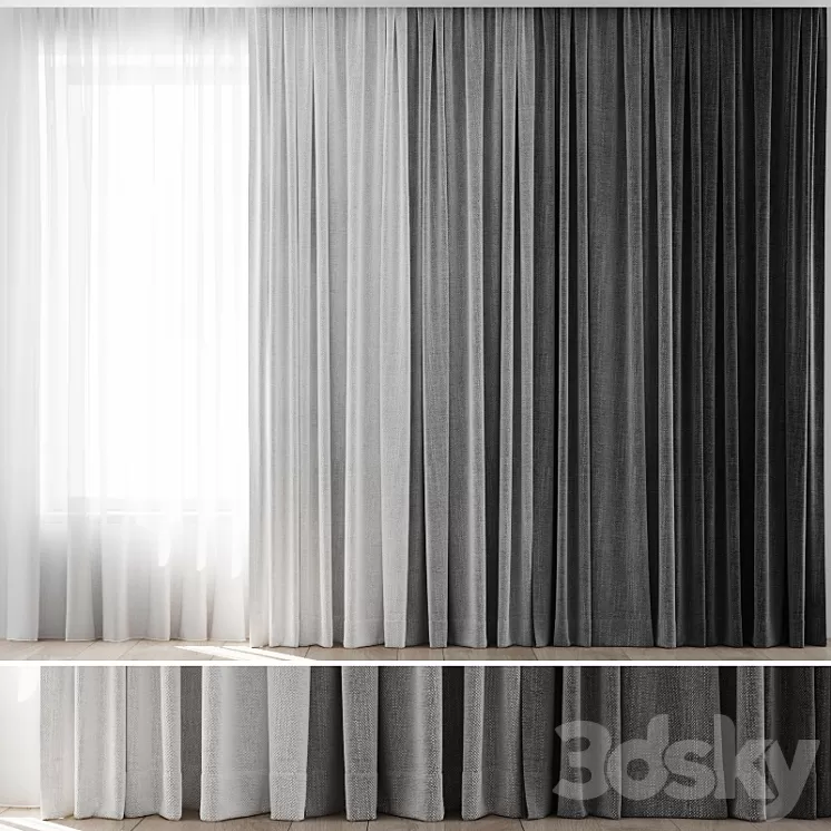 Curtains 24 3D Model Curtains 24 3D Model