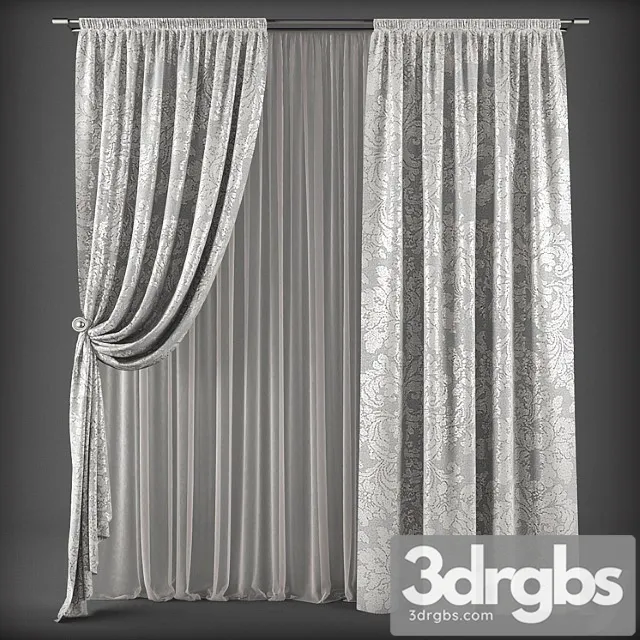 Curtains 280 3D Model Download
