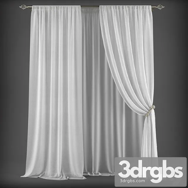 Curtains 284 3D Model Download