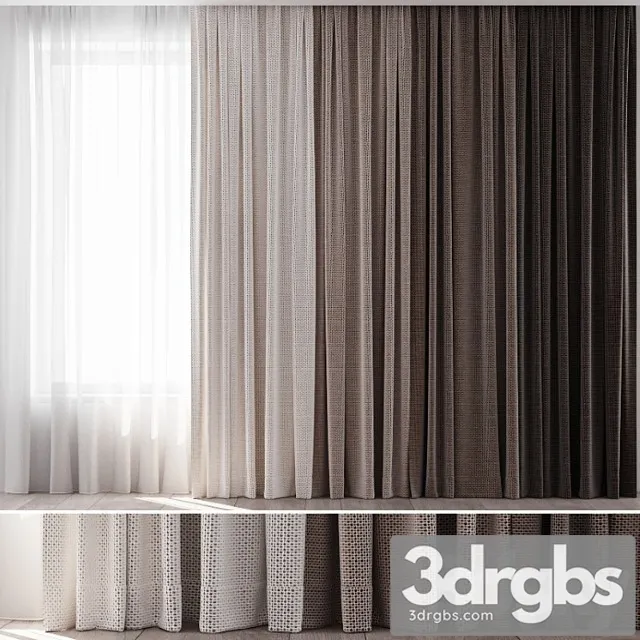 Curtains 31 3D Model Download