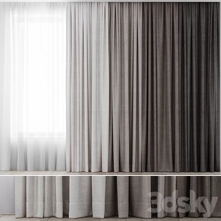 Curtains 32 3D Model Curtains 32 3D Model