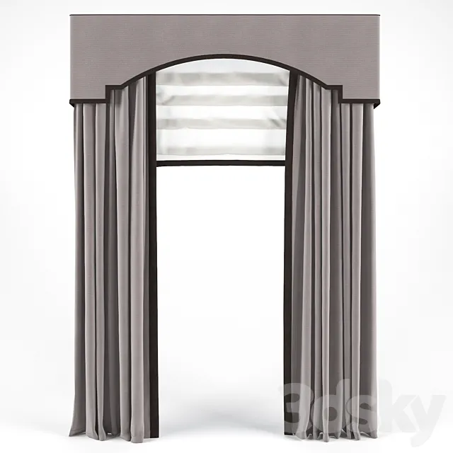 Curtains 34 3D Model Curtains 34 3D Model