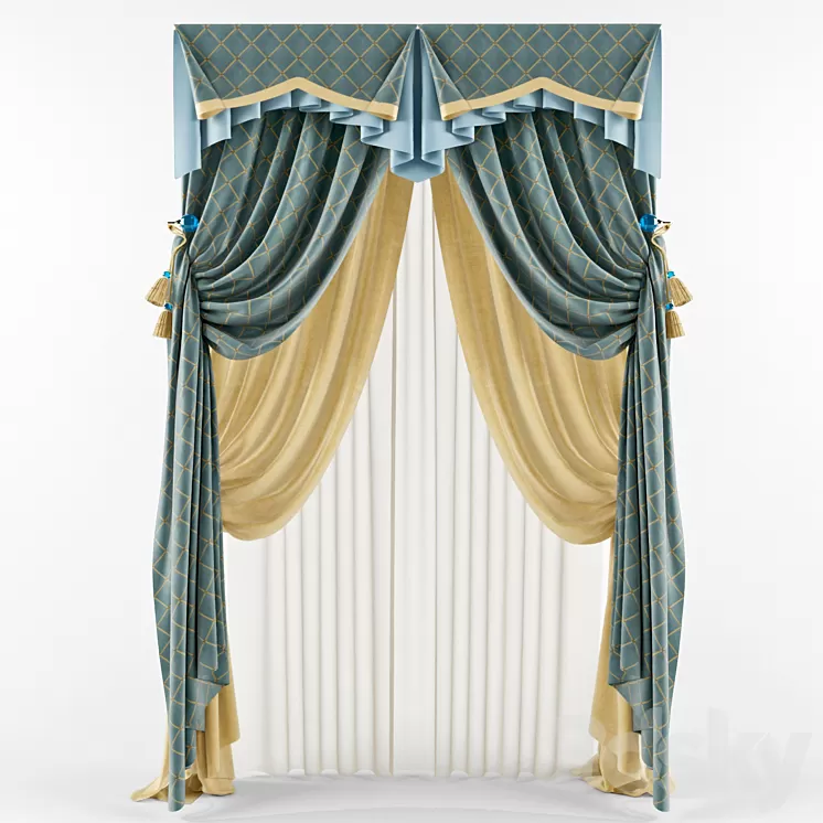 Curtains 35 3D Model