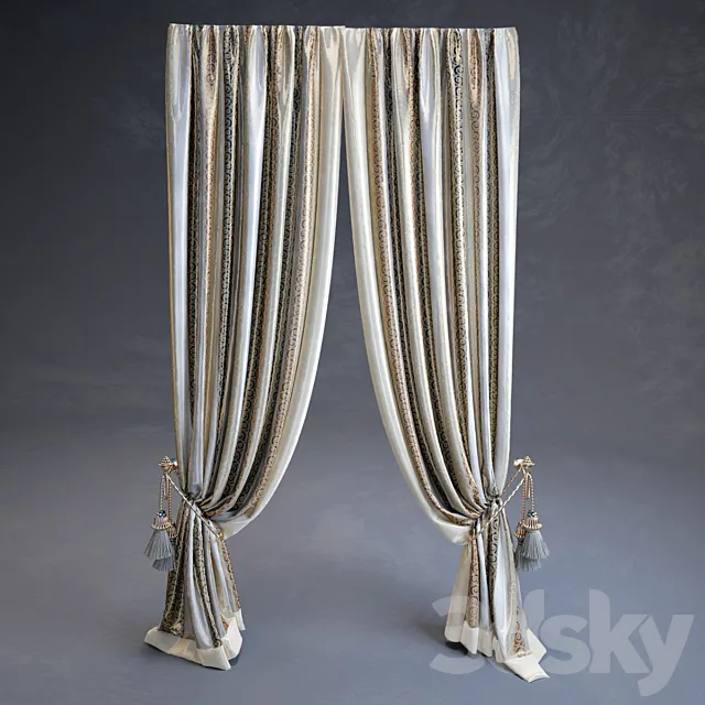 Curtains 3D Model
