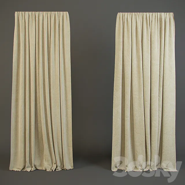 curtains 3D Model curtains 3D Model