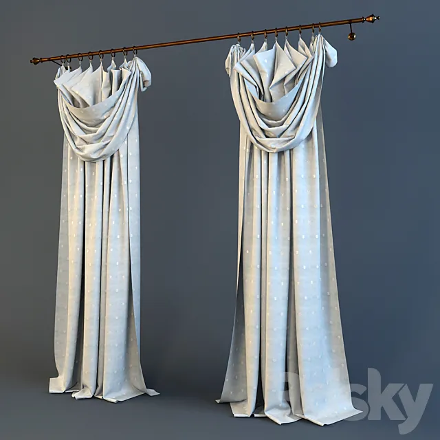 curtains 3D Model