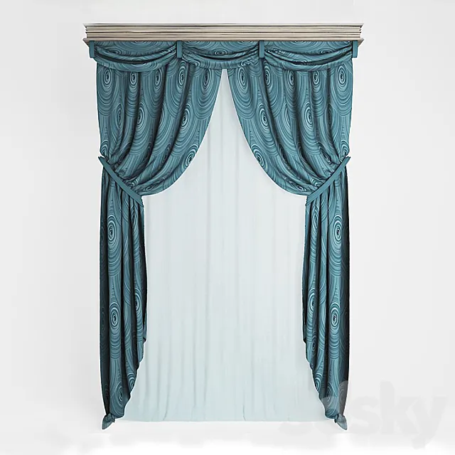 Curtains 3D Model