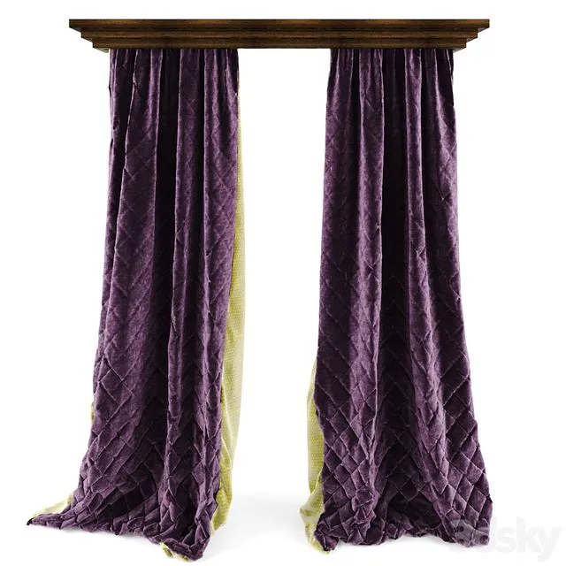 curtains 3D Model