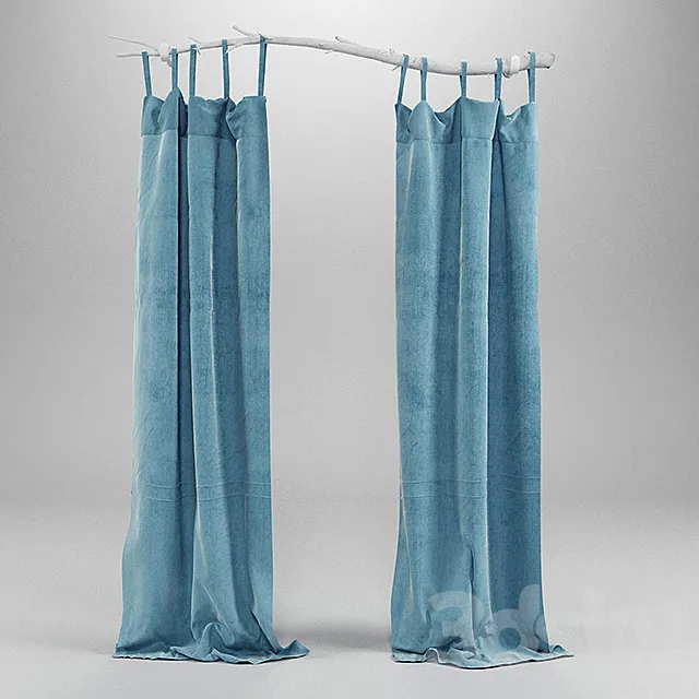 Curtains 3DModel Curtains 3DModel